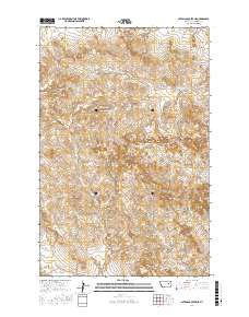 Bateman Coulee NE 2017 topographic map thumbnail