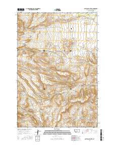 Battleship Butte 2017 topographic map thumbnail