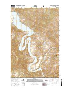 Beartooth Mountain 2017 topographic map thumbnail