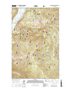 Beartrap Mountain 2017 topographic map thumbnail
