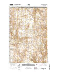 Beaupre Coulee 2017 topographic map thumbnail