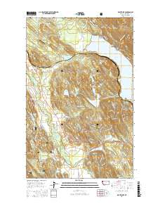 Beaver Lake 2017 topographic map thumbnail