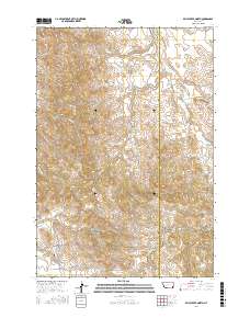 Belle Creek North 2017 topographic map thumbnail