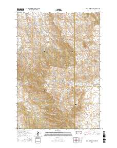 Belle Creek South 2017 topographic map thumbnail