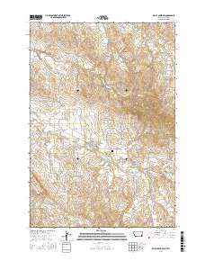 Belle Creek SW 2017 topographic map thumbnail