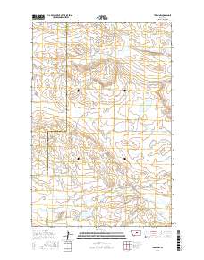 Teigen NW 2017 topographic map thumbnail