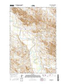 Tepee Butte 2017 topographic map thumbnail