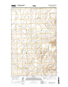 Thoeny Hills West 2017 topographic map thumbnail
