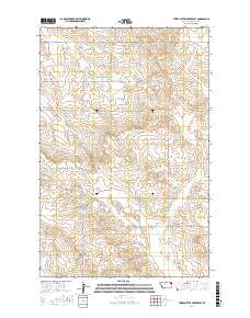 Three Buttes Creek East 2017 topographic map preview
