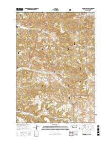 Threemile Buttes 2017 topographic map thumbnail
