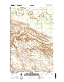 Threemile Reservoir 2017 topographic map thumbnail
