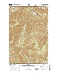 Thunder Mountain 2017 topographic map thumbnail