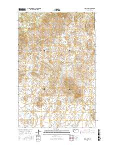 Tiger Butte 2017 topographic map thumbnail