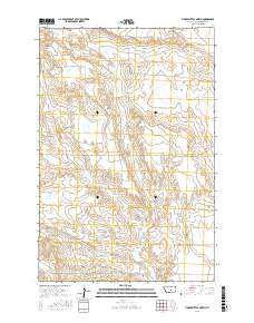 Timber Buttes North 2017 topographic map thumbnail
