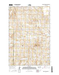 Timber Buttes South 2017 topographic map thumbnail