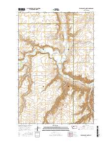 Timber Coulee North 2017 topographic map thumbnail