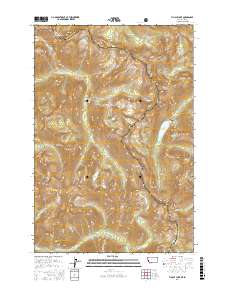 Tin Cup Lake 2017 topographic map thumbnail