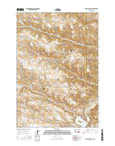 Tongue River Dam 2017 topographic map thumbnail