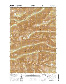 Trapper Peak 2017 topographic map thumbnail