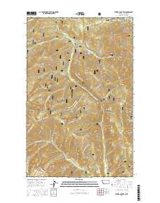 Turner Mountain 2017 topographic map thumbnail