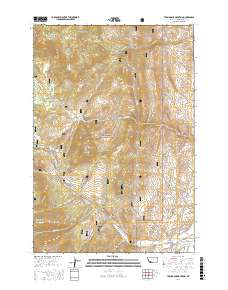 Twin Adams Mountain 2017 topographic map thumbnail