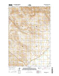 Twin Bridges SW 2017 topographic map thumbnail