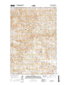 Twin Buttes 2017 topographic map thumbnail