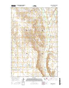Uhlan Coulee 2017 topographic map thumbnail