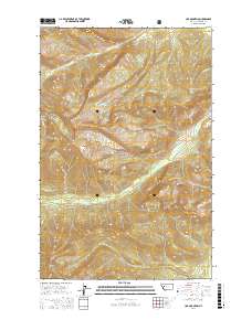Una Mountain 2017 topographic map thumbnail