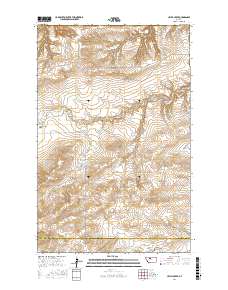 Uphill Creek 2017 topographic map thumbnail