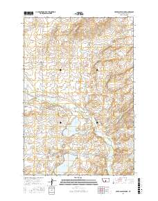 Upper Glaston Lake 2017 topographic map thumbnail