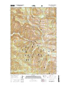 Upper Jocko Lake 2017 topographic map thumbnail