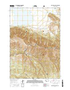 Upper Red Rock Lake 2017 topographic map thumbnail