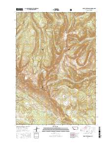 Upper Tepee Basin 2017 topographic map thumbnail
