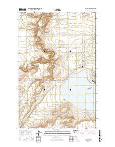 Valier West 2017 topographic map thumbnail
