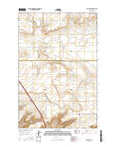 Vaughn NE 2017 topographic map thumbnail