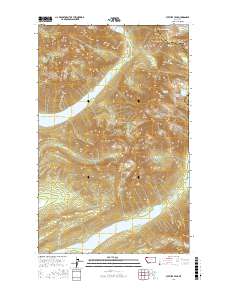 Vulture Peak 2017 topographic map thumbnail