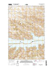 Wagon Coulee 2017 topographic map thumbnail