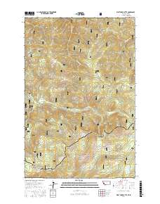 West Fork Butte 2017 topographic map thumbnail