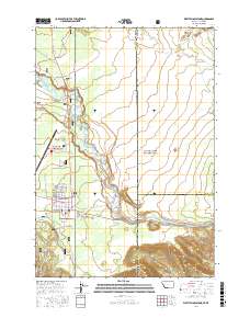 West Yellowstone 2017 topographic map thumbnail