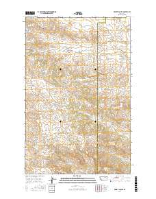 Whiskey Coulee 2017 topographic map thumbnail