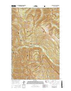 Whitcomb Peak 2017 topographic map thumbnail