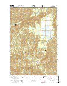 Whitetail Peak 2017 topographic map thumbnail