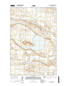 Wild Horse Lake 2017 topographic map thumbnail