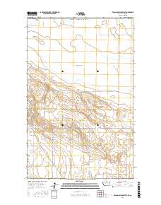 Wild Horse Lake West 2017 topographic map thumbnail