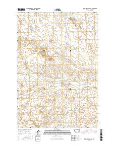 Wild Horse Pass SE 2017 topographic map thumbnail