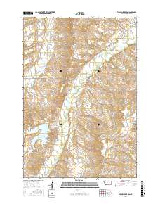 Willow Creek Dam 2017 topographic map thumbnail