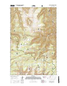 Belt Park Butte 2017 topographic map thumbnail