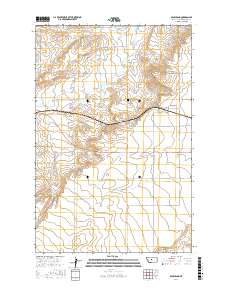 Benchland 2017 topographic map thumbnail