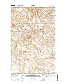 Bennett Lake 2017 topographic map thumbnail